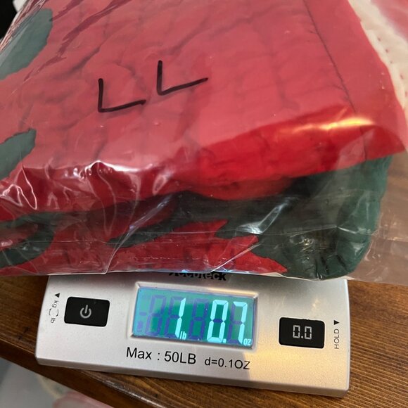 Vintage Quilted Christmas Tree Skirt Red Green Lorenzun Merchandise Philippines - Picture 9 of 9